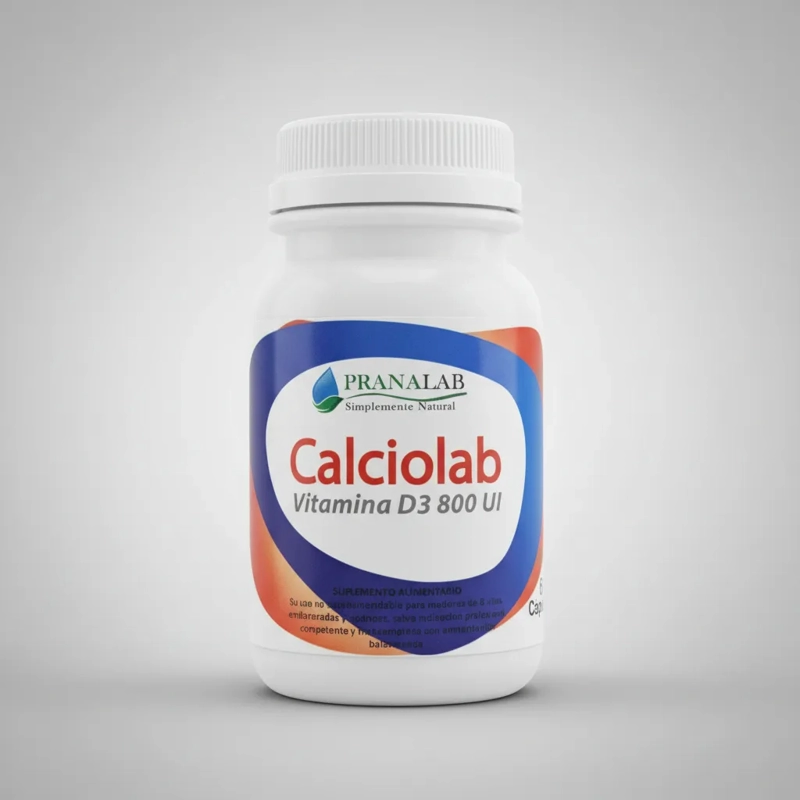 CALCIO + VITAMINA D 800UI PACK 3 FRASCOS 180 CAPSULAS - 2