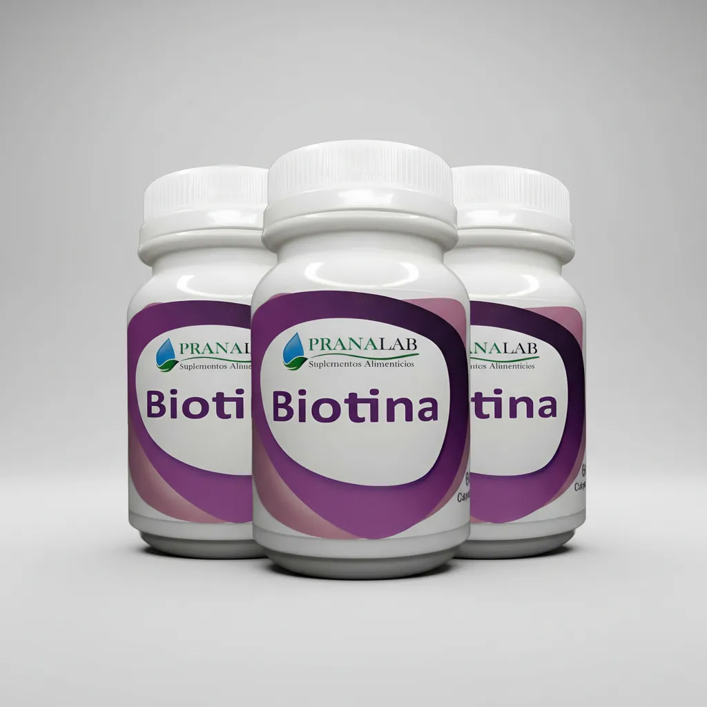 BIOTINA 150 MCG PARA CABELLO Y UÑAS 3 FRASCOS 180 CAPSULAS - 1