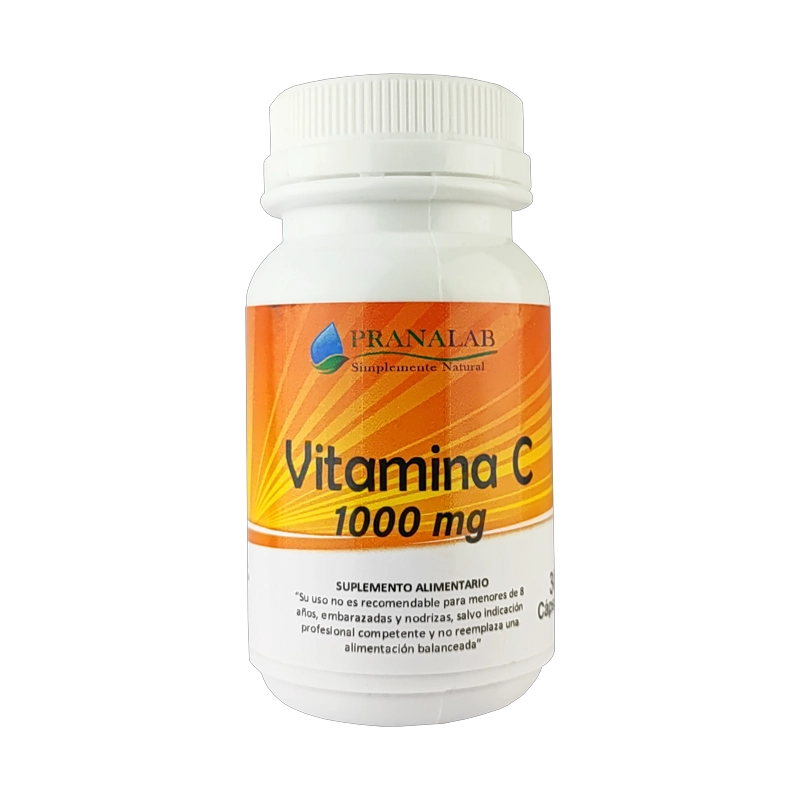 VITAMINA C 1000 MG PRANALAB  PACK 90 CAPSULAS - 1