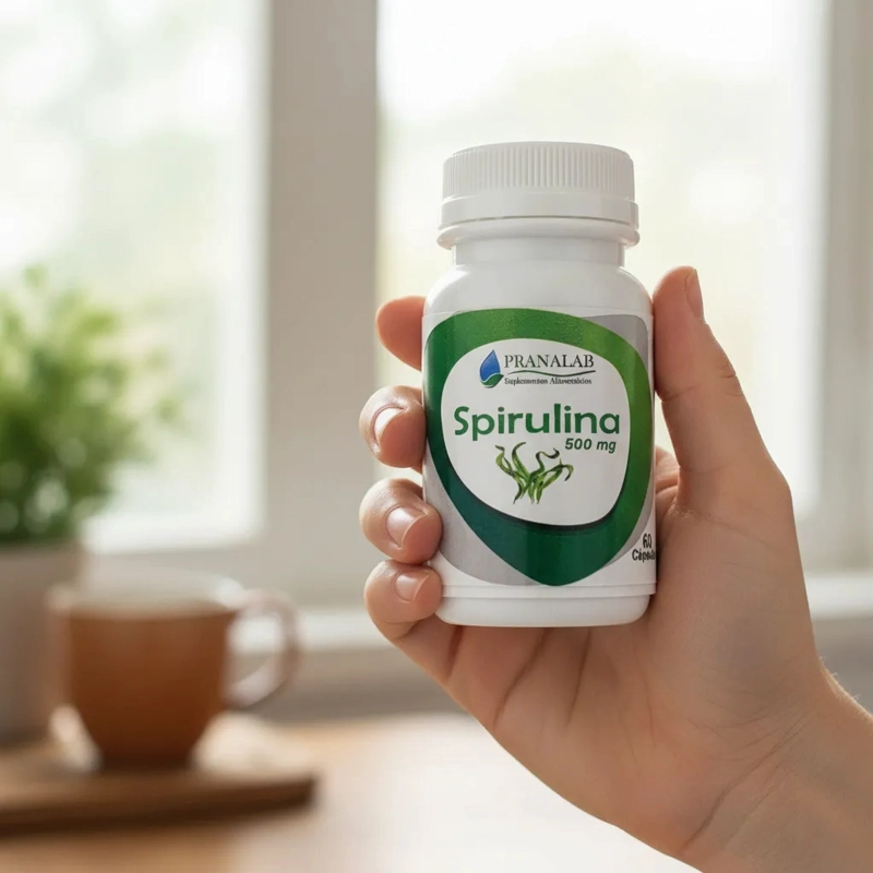 SPIRULINA 500MG PACK 3 FRASCOS 180 CAPSULAS - 4