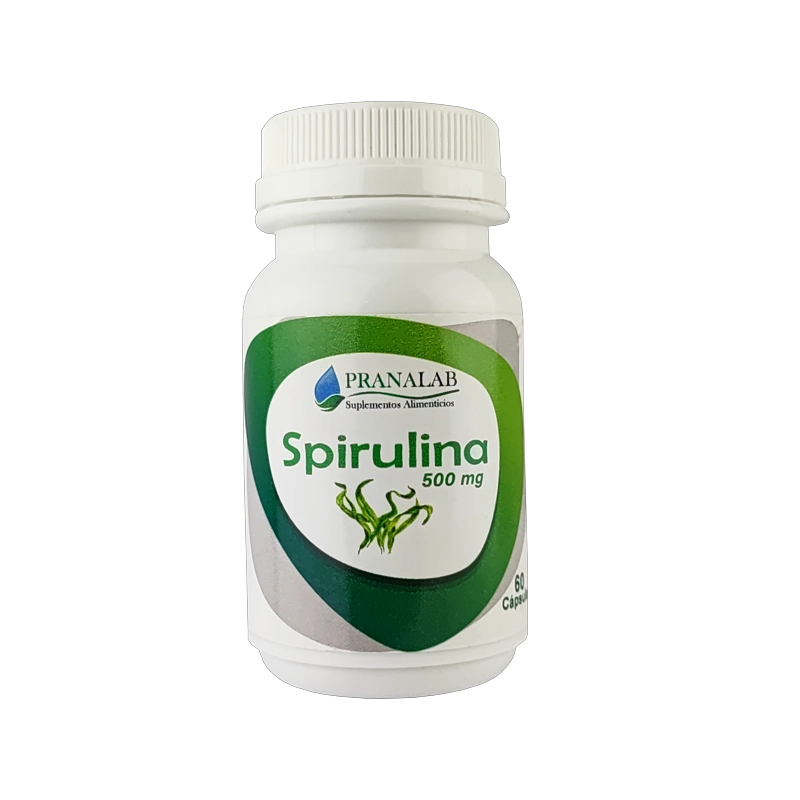 SPIRULINA 500MG PACK 3 FRASCOS 180 CAPSULAS - 9