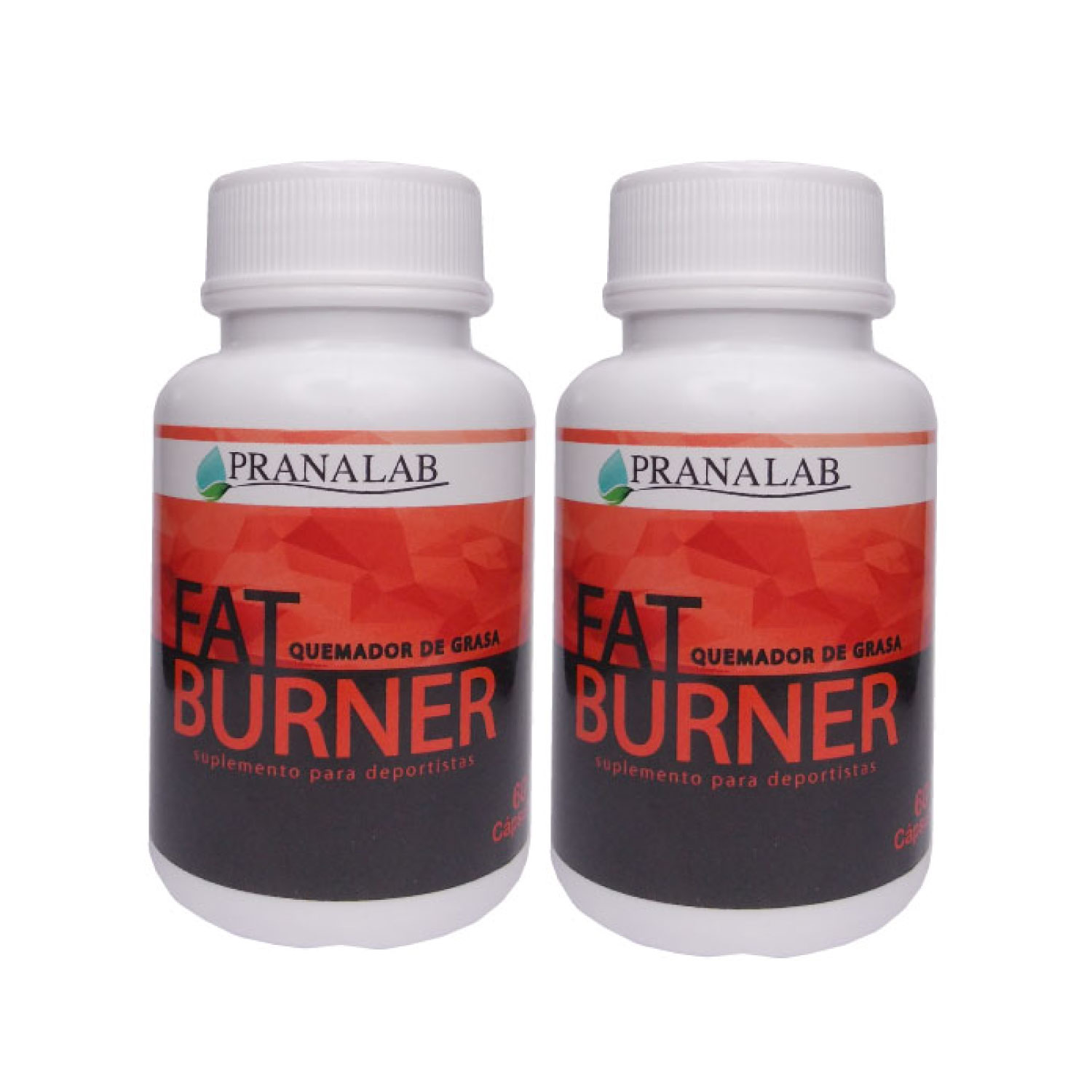 FAT BURNER QUEMADOR DE GRASAS 2 FRASCOS 120 CÁPSULAS - 1