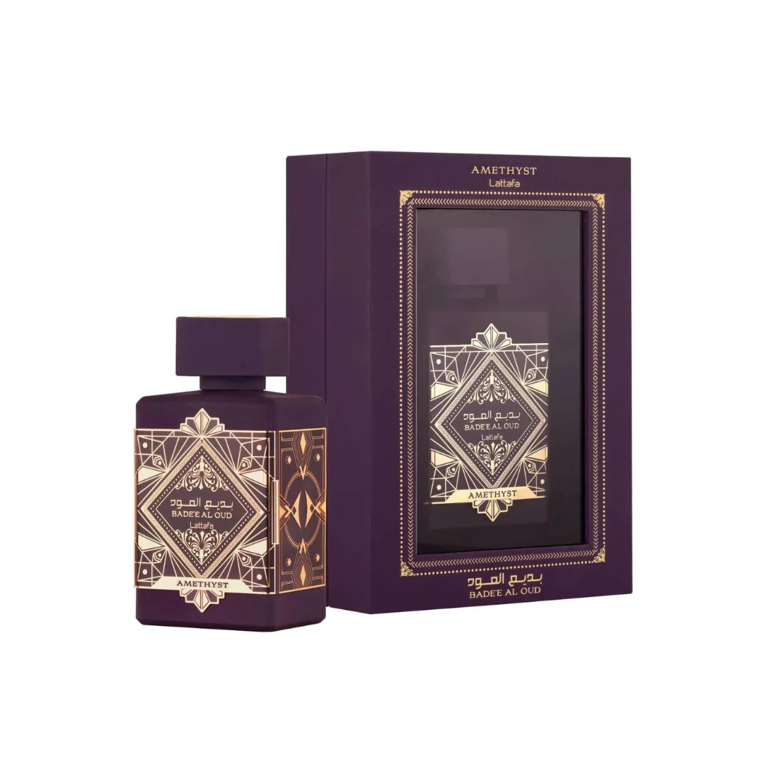 Perfume Lattafa Badee Al Oud Amethyst EDP 100ML – Amaderado Oriental Intenso - 1