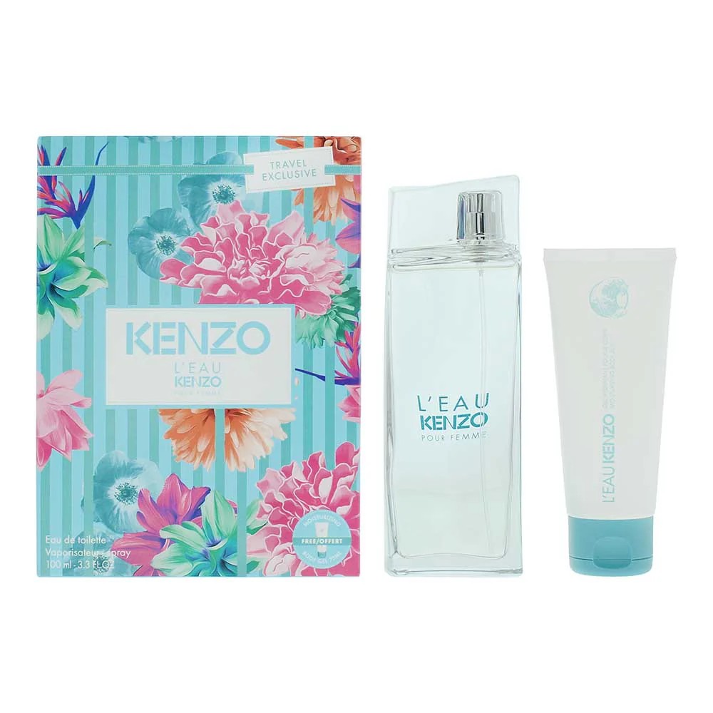 KENZO L’EAU POUR FEMME EDT 100ML + GEL 75ML - 1