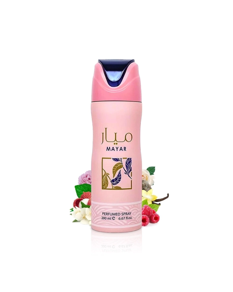 Body Spray Mujer Lattafa Mayar 200ML – Dulce Amaderado Aromático - 2