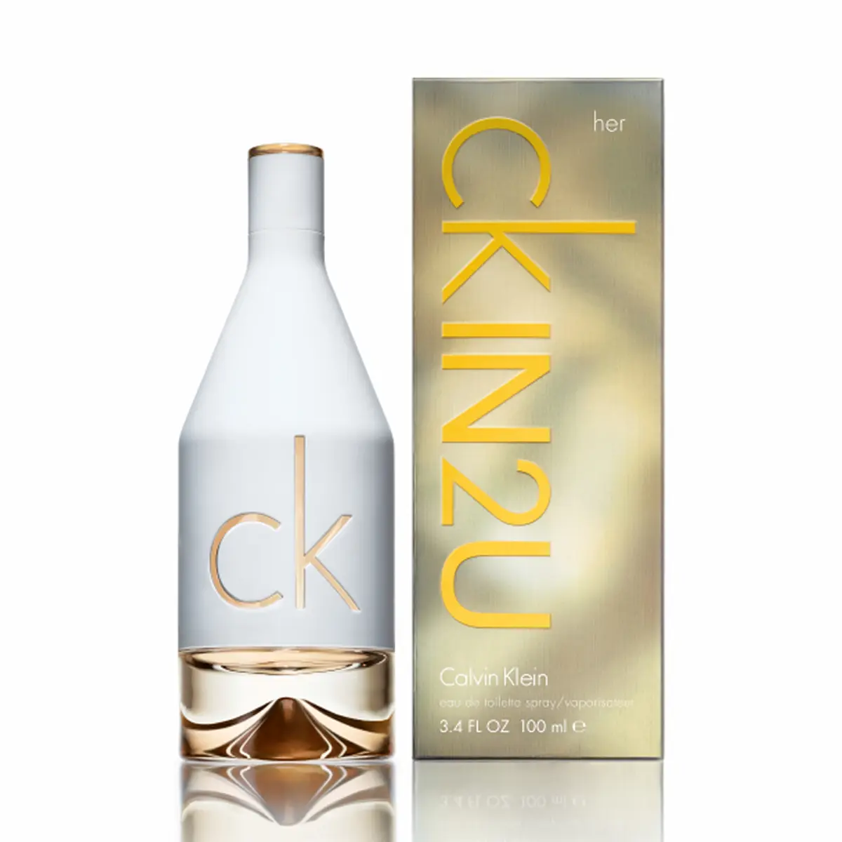 Perfume Mujer Calvin Klein CK IN2U For Her EDT 100ML – Aromático Fresco Jovial - 1