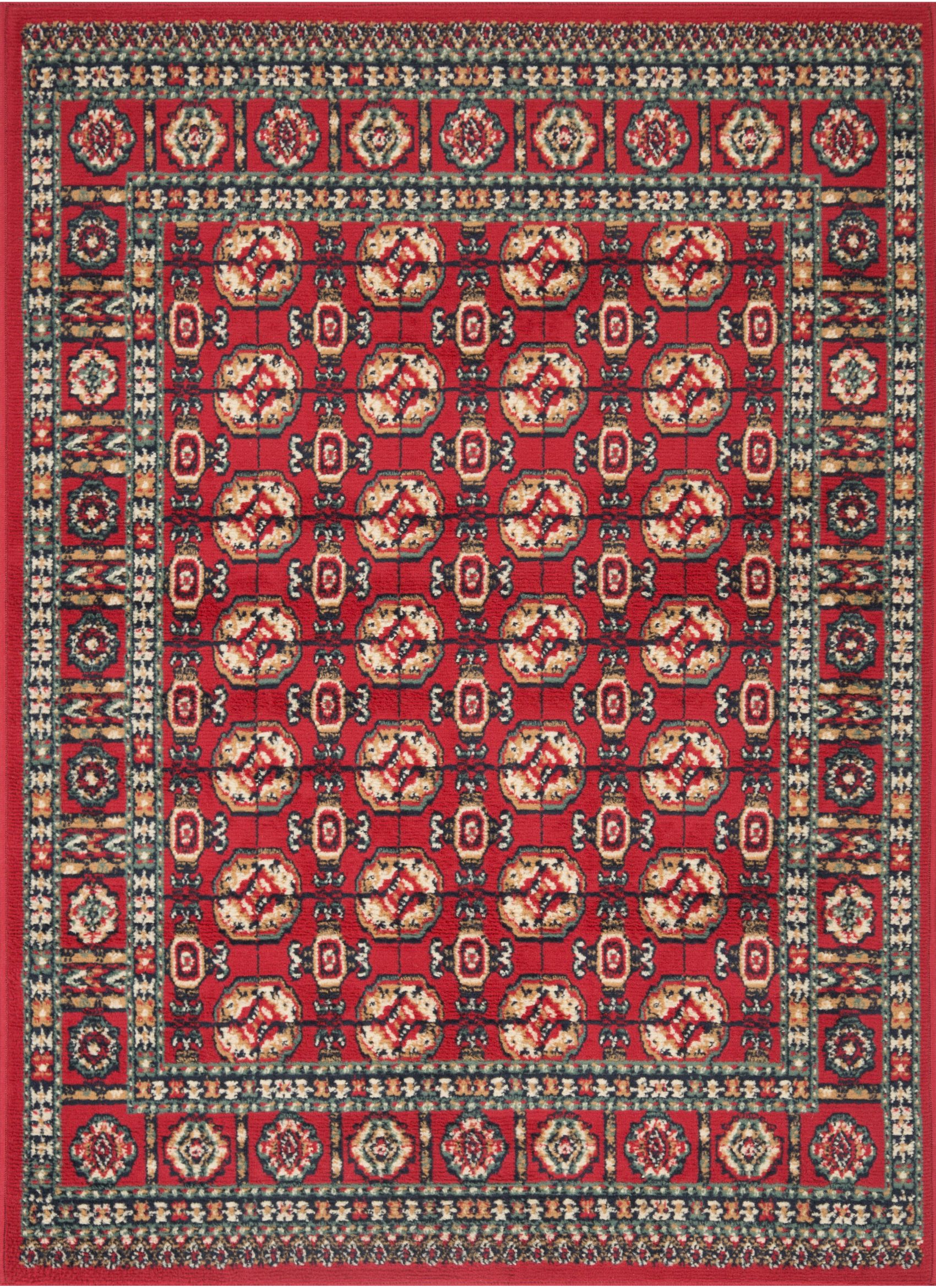 ALFOMBRA CANNON DALIA CLÁSICA TRADICIONAL ROJO 133 X 180 CM - 1