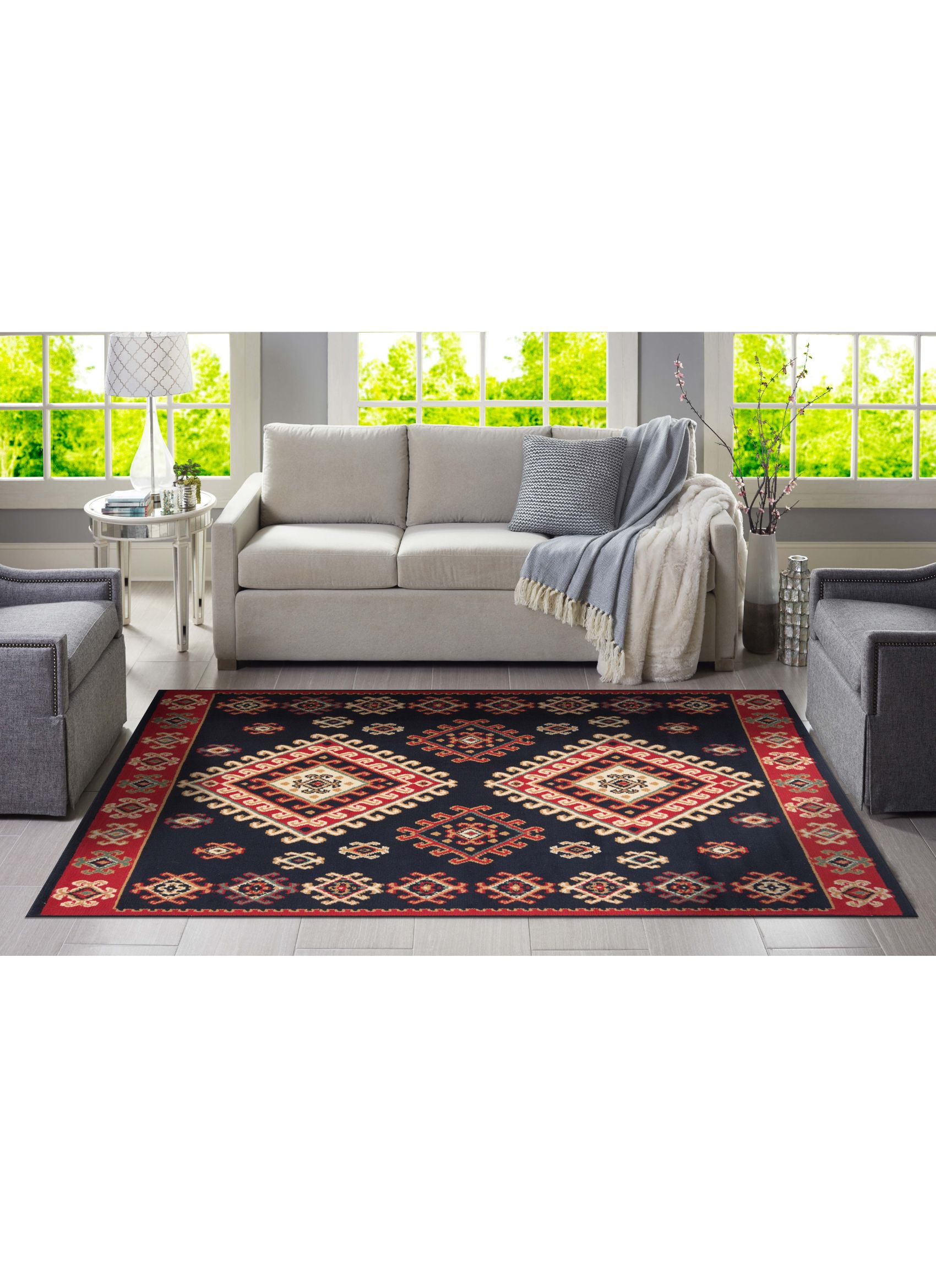 ALFOMBRA FRESIA NEGRO 200X290 - 2
