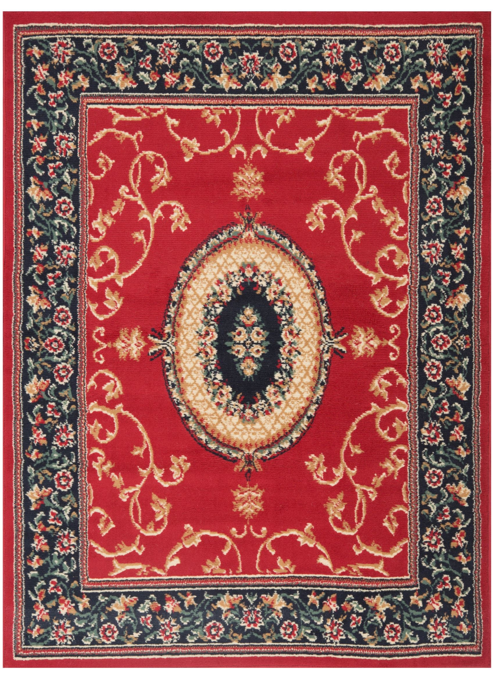 ALFOMBRA CANNON CAMELIA CLÁSICA TRADICIONAL ROJO 150 X 200 CM - 1