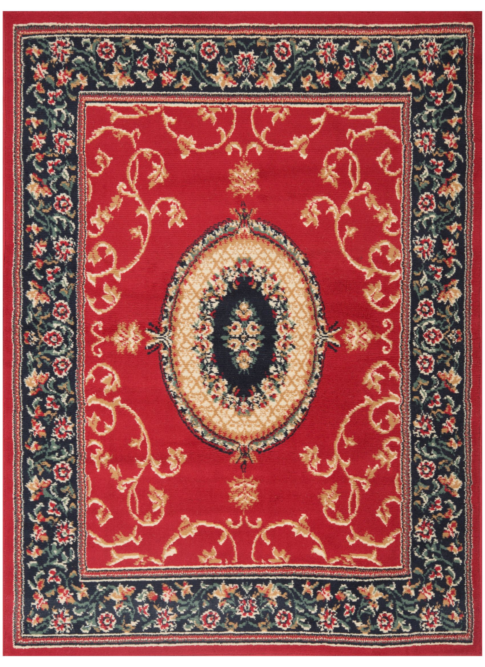 BAJADA CAMA CANNON CAMELIA CLÁSICA TRADICIONAL ROJO 50 X 90 CM - 1