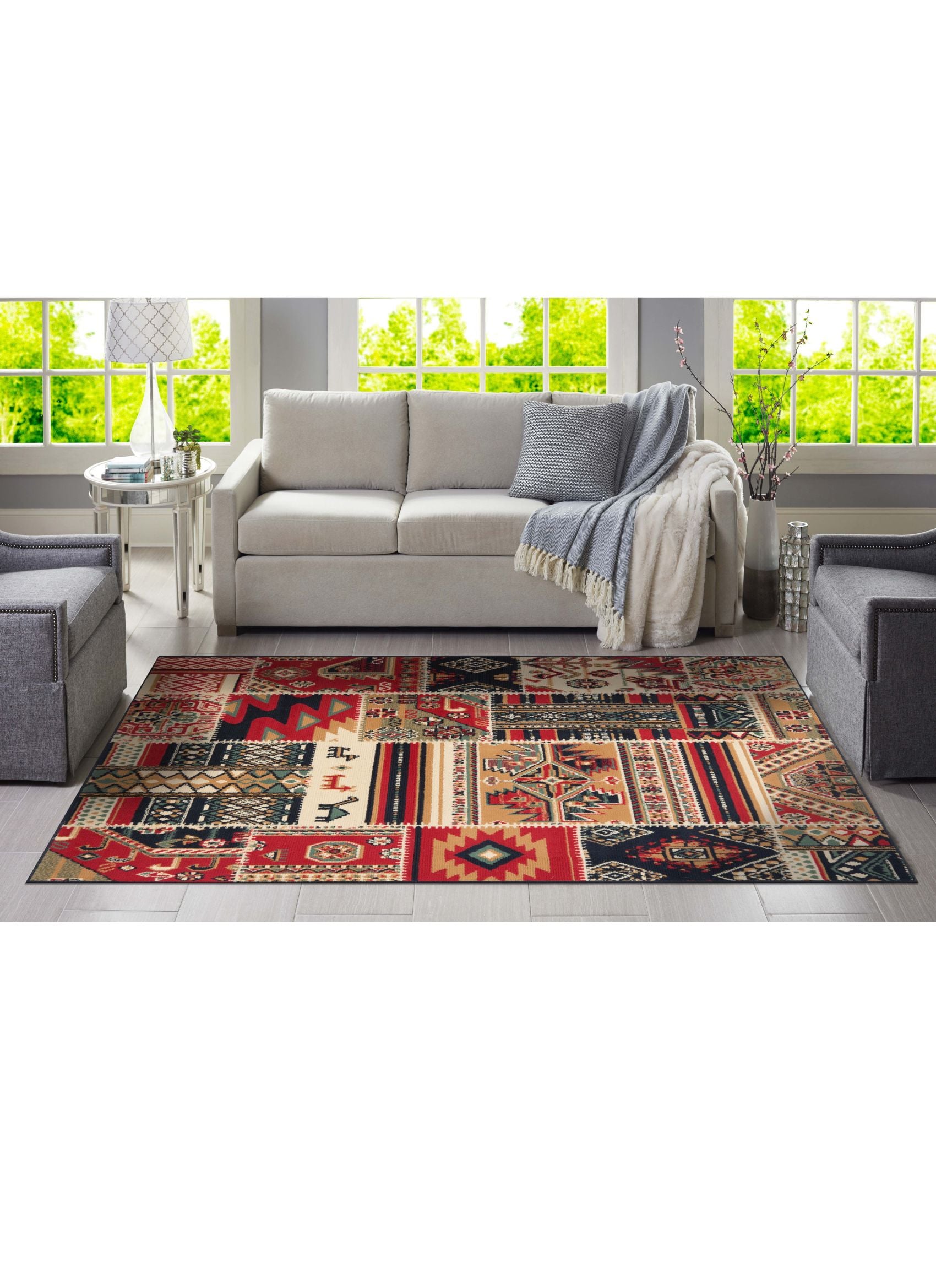 BAJADA CAMA CANNON COSMOS CLÁSICA TRADICIONAL ROJO 50 X 90 CM - 2