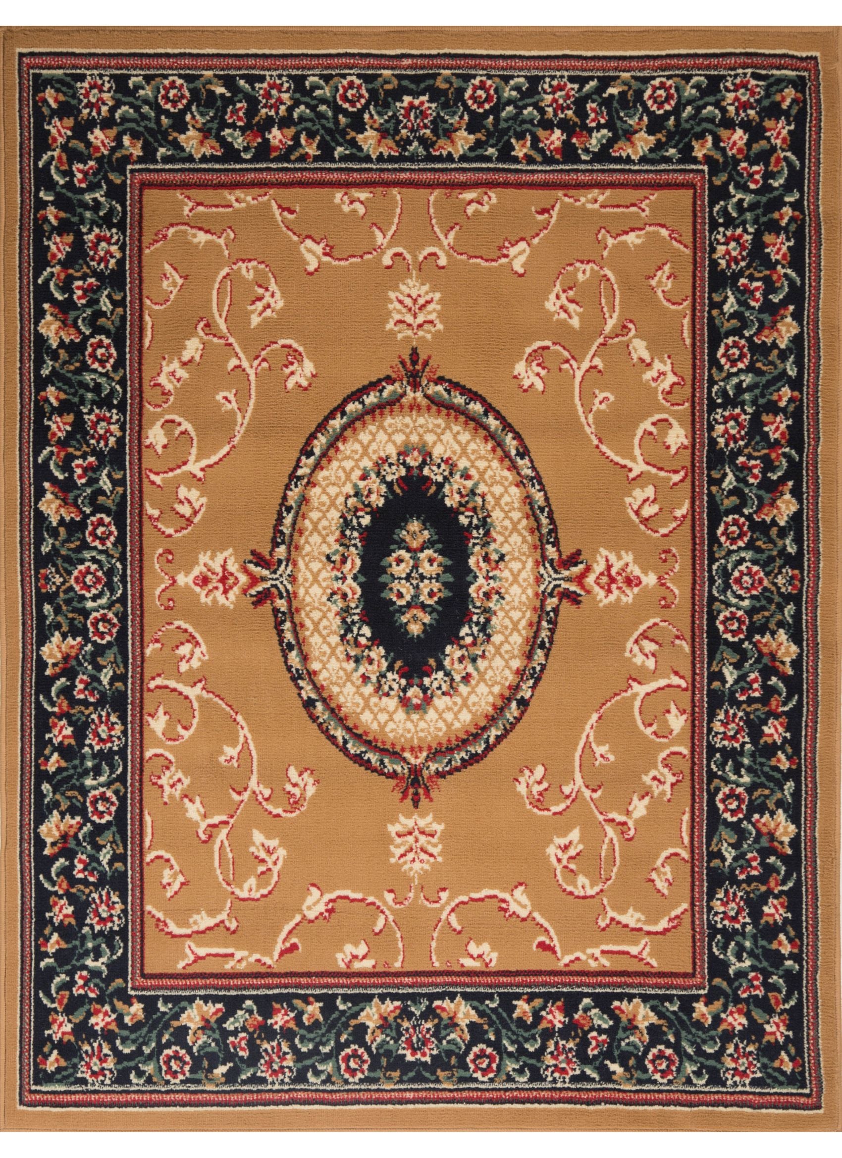 ALFOMBRA CANNON CAMELIA CLÁSICA TRADICIONAL PASILLO BEIGE 57 X 200 CM - 1