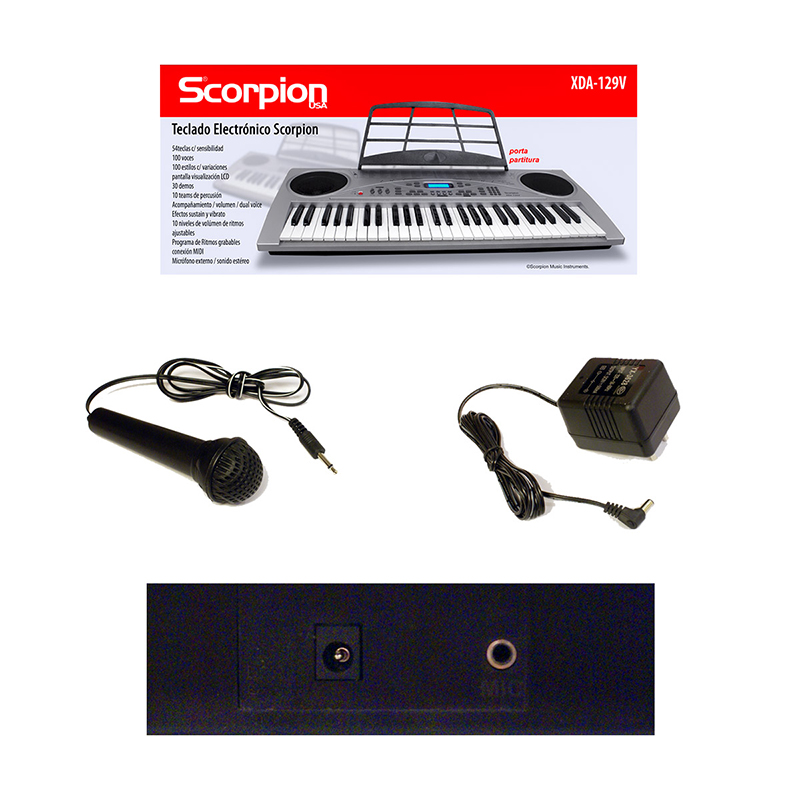 TECLADO MOD.XDA-129V SCORPION - 2