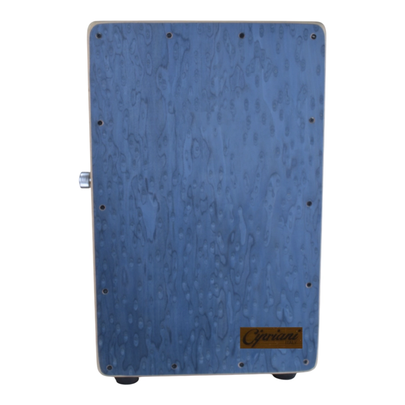 CAJON PERUANO CON BORDONA AJUSTABLE AZUL CON FUNDA CAS-150 CIPRIANI - 1