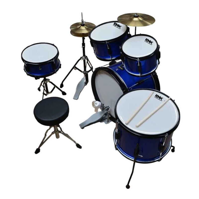 BATERIA JUNIOR 5PCS PLATILLO + PISO AZUL JUDR-1A/RMX - 2