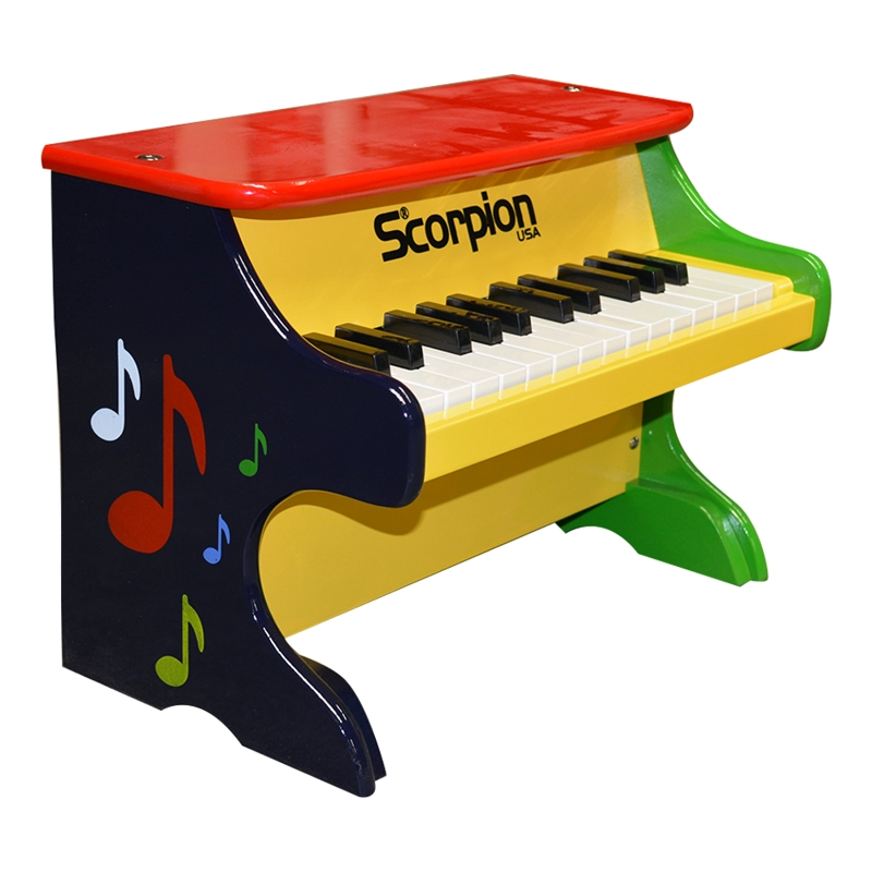 PIANO INFANTIL DE MADERA 25N MULTICOLOR PDT-21/MT SCORPION - 2