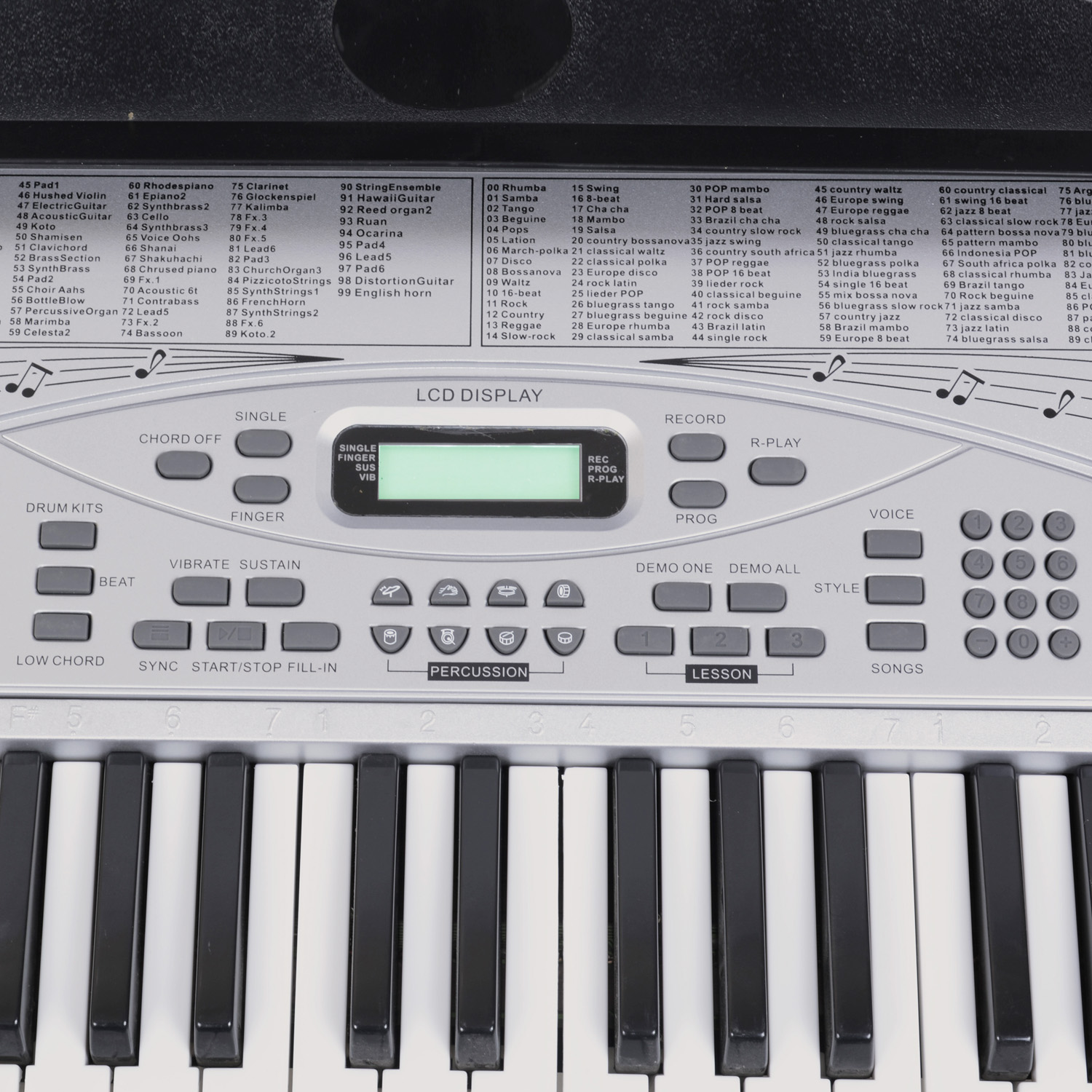 TECLADO MEISTEHAFT ELECT. 4 OCTAVAS 1/2 54 TECLAS MODMHF-401 - 2