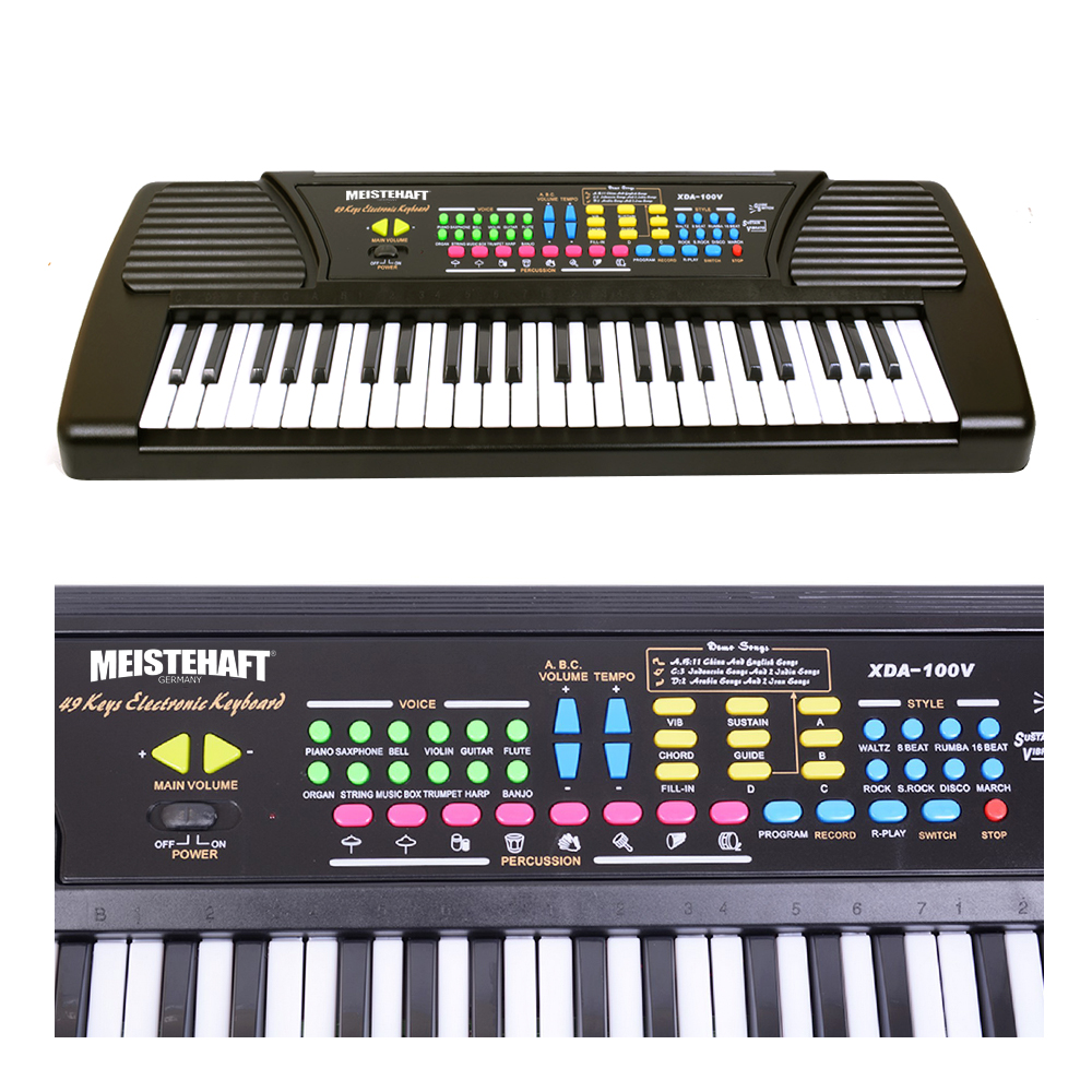 TECLADO MEISTEHAFT ELECT. 4 OCTAVAS 49 TECLAS MOD MHF-101 - 3