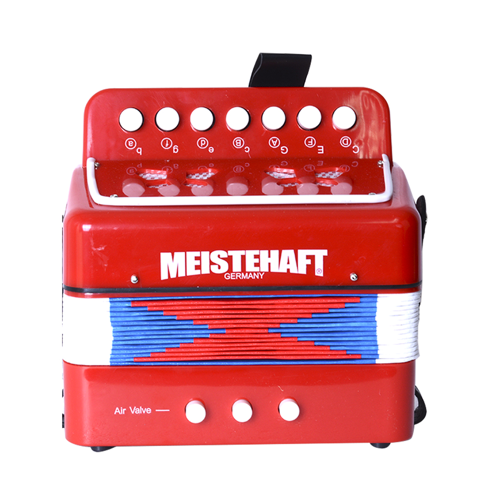 ACORDEON NIÑO 2 BAJOS ROJO MEISTEHAFT | ROJO - 1