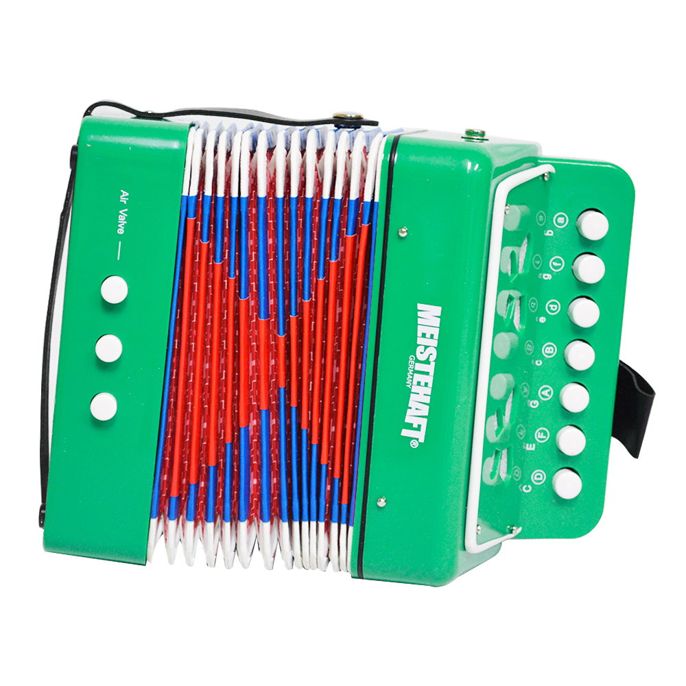 ACORDEON NIÑO 2 BAJOS VERDE MT-2018 MEISTEHAFT - 3