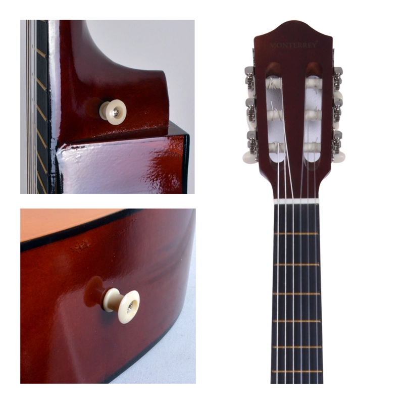 GUITARRA CLASICA 34' LIGHT ORANGE MRR-34 MONTERREY - 4