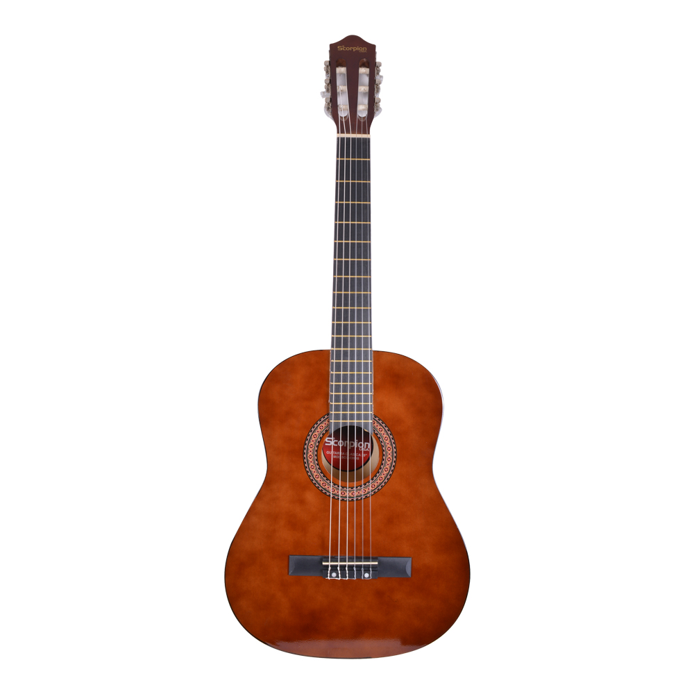 GUITARRA CLÁSICA 39 CUERDA DE NYLON CAFÉ SCORPION - 1