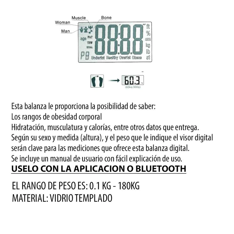 BALANZA DIGITAL MOD.BDGM-382 NAGASHI - 3