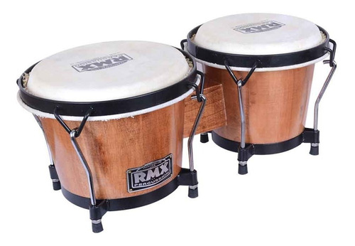 BONGÓ 6'+ 7' COLOR MAPLE CON LLAVE DE AFINACIÓN, MOD. AED-6700 RMX - 2