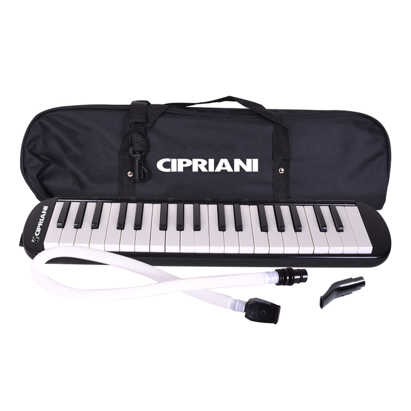 MELODICA EN COLOR NEGRO 37N CON FUNDA LCV-37/BK CIPRIANI - 1
