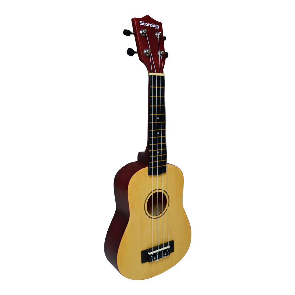UKELELE TENOR NATURAL 24 MOD.SCUK-10T/BR SCORPION - 2
