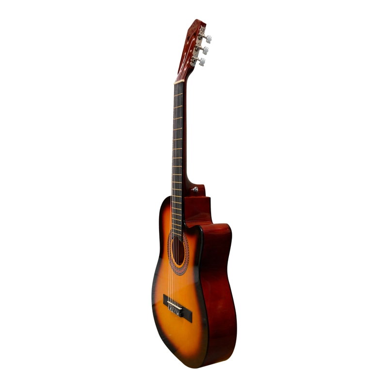 GUITARRA CUTAWAY 39 CUERDAS NYLON SCG-030SB + ALMA SUNBURST - 2
