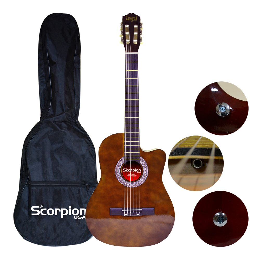GUITARRA CUTAWAY 39' CAFÉ MOD.SCG-030DB SCORPION - 3
