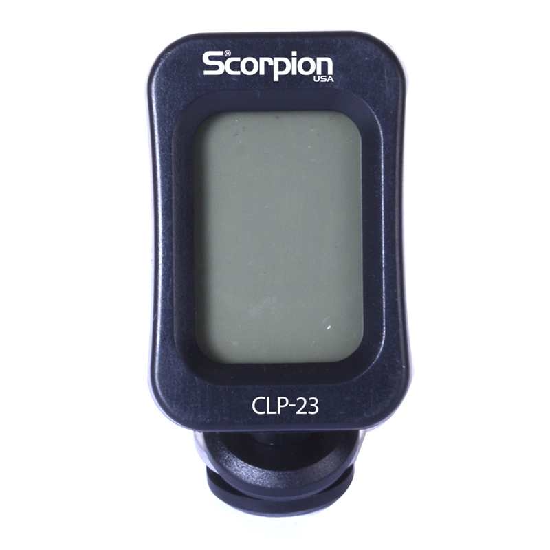 AFINADOR DIGITAL CROMATICO GUITARRA, UKELELE CLP-23 SCORPION - 2
