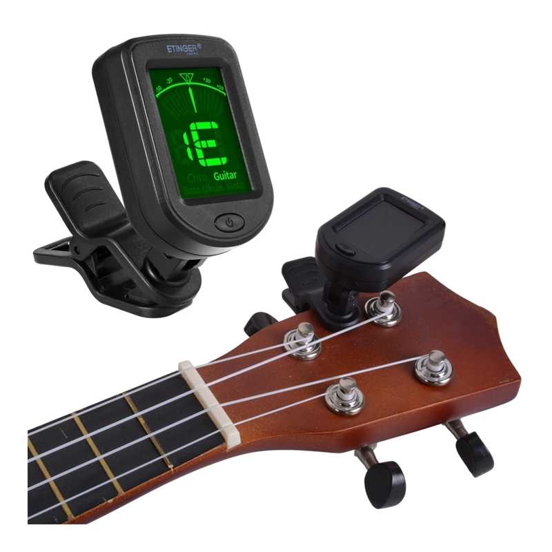 AFINADOR DIGITAL CROMATICO GUITARRA UKELELE ECV-CL/44 ETINGER - 5