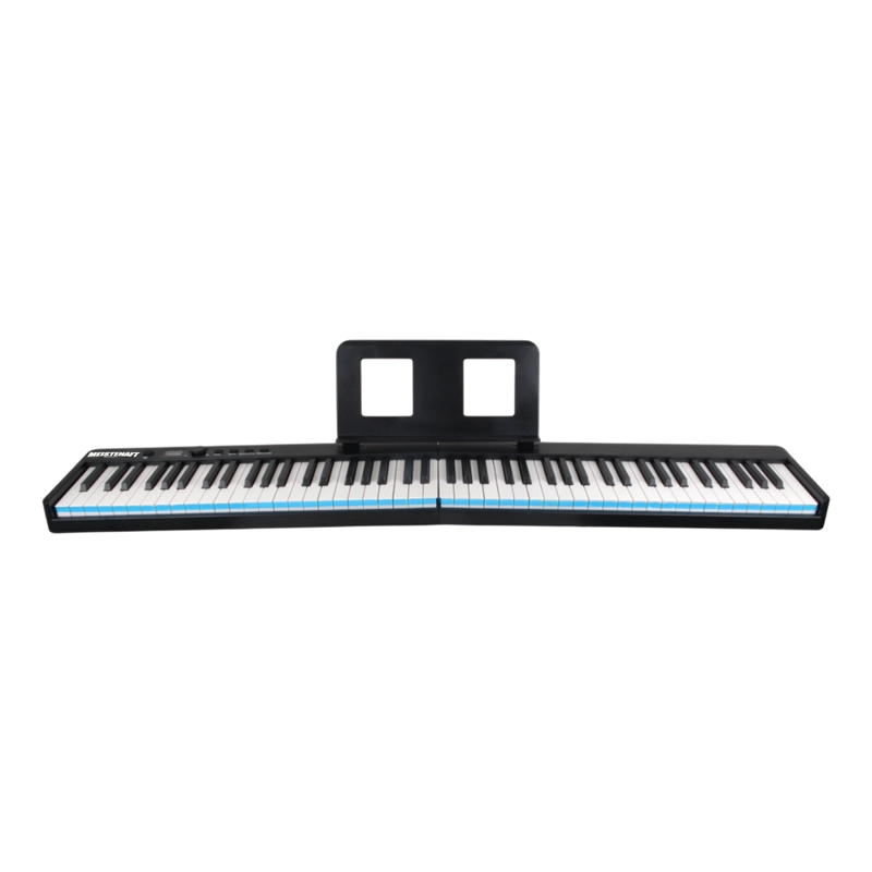 PIANO DIGITAL PORTATIL 88 NOTAS NEGRO EURO-8600 MEISTEHAFT - 1