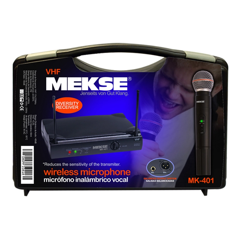 SISTEMA MEKSE INALÁMBRICO MANO C/CASE NEGRO - 4