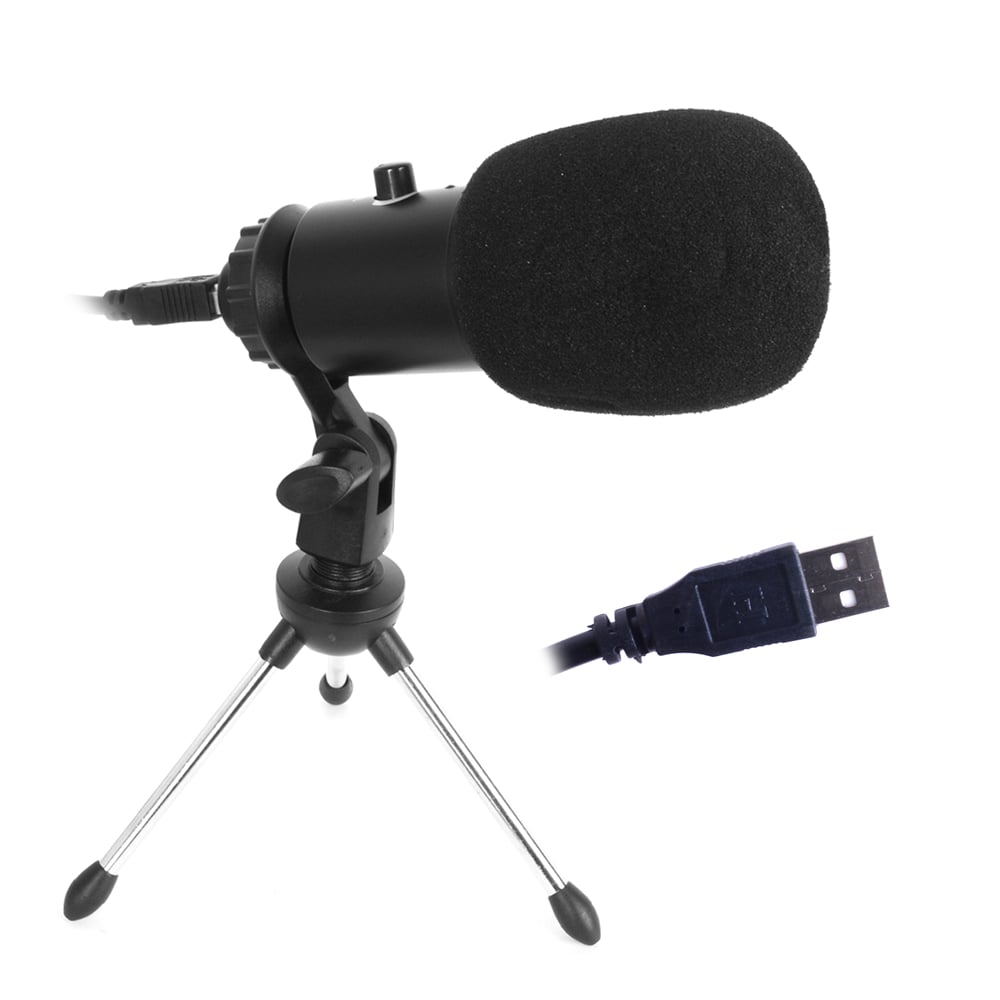 MICRÓFONO CARVERPRO CONDENSADOR USB C/ATRIL - 1