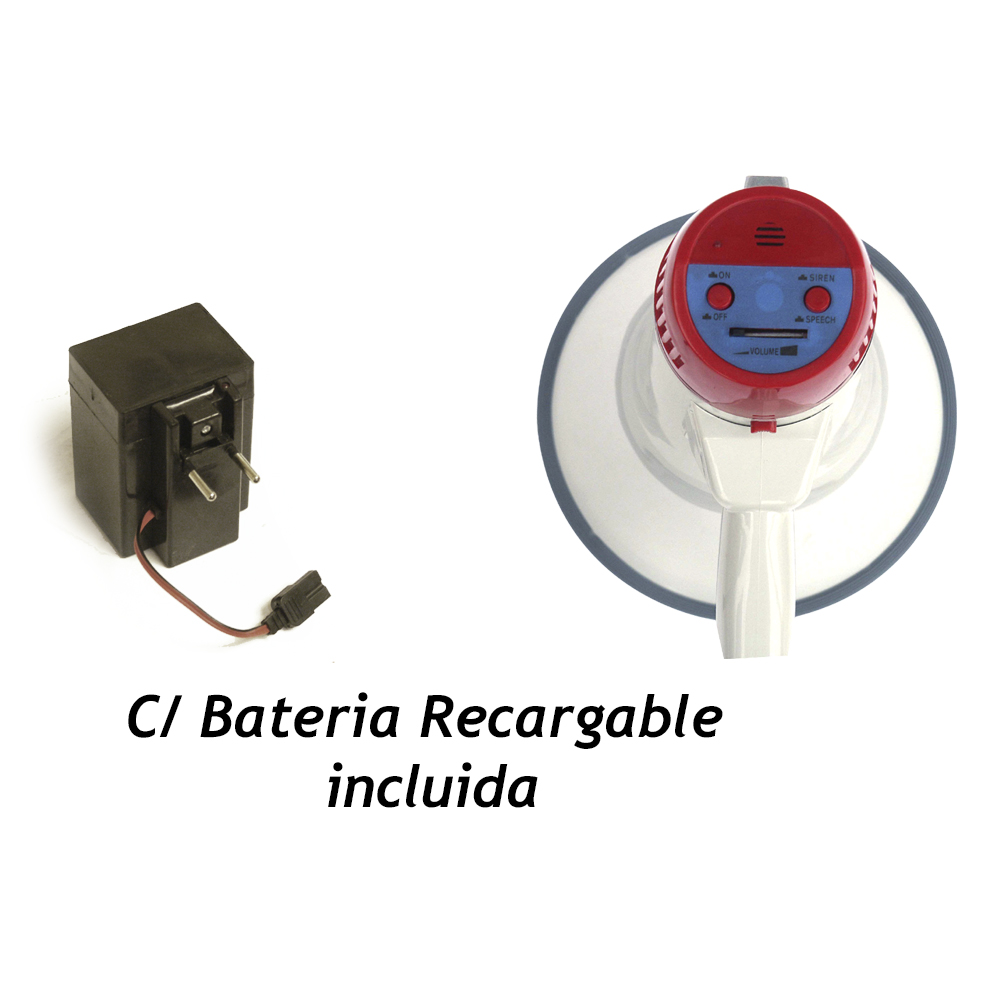 MEGÁFONO BESTAMERICA 25W BLANCO - 3