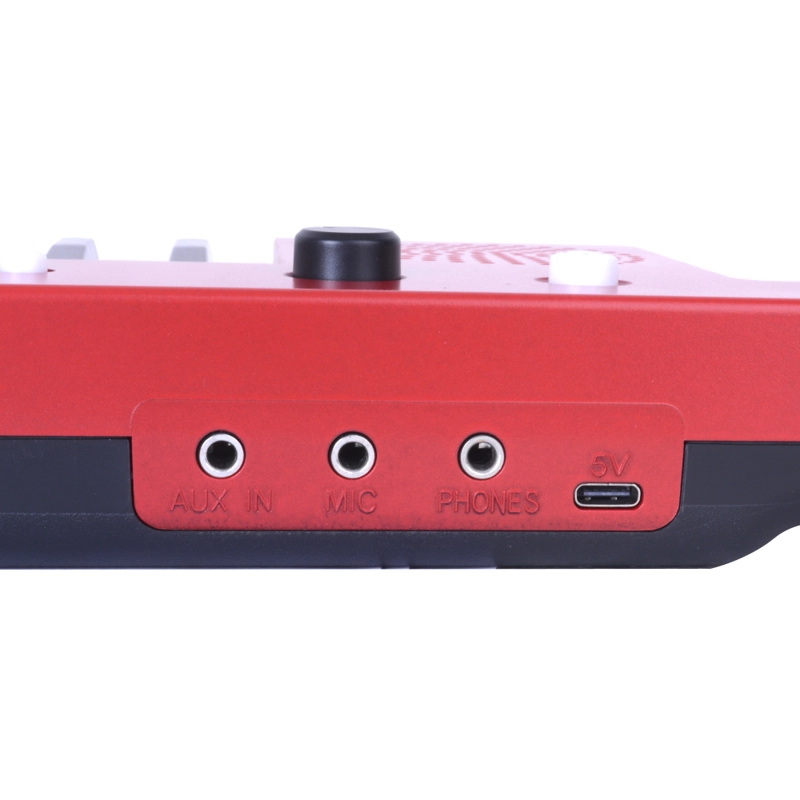 KIDS KEYTAR 37 NOTAS RECARGABLE EN COLOR ROJO KTK-1037 MEISTEHAFT - 3