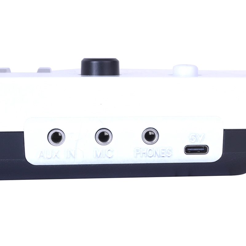 KIDS KEYTAR 37 NOTAS RECARGABLE EN COLOR BLANCO KTK-1037 MEISTEHAFT - 2