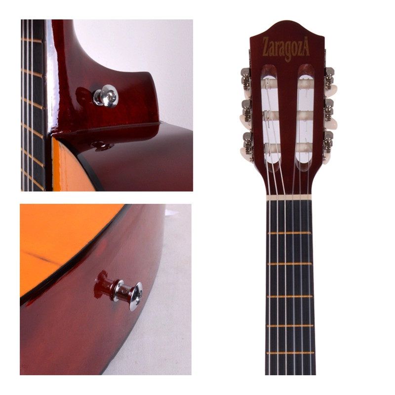 GUITARRA CLASICA 36' LIGHT ORANGE ZARAGOZA ZAR-636N - 4