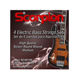 SET DE CUERDAS PARA BAJO ELECTRICO SCOPRION - 1