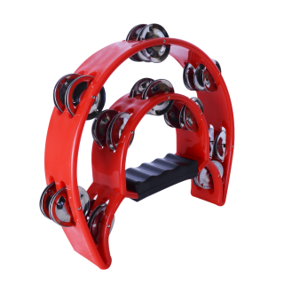 PANDERO MEDIA LUNA DOBLE ROJO TR-44K/RD SCORP - 1