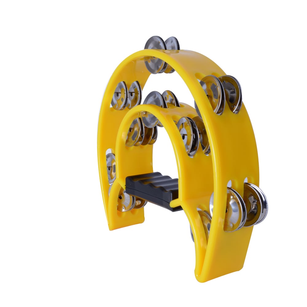 PANDERO M/LUNA DOBLE AMARILLO SCORPION - 1
