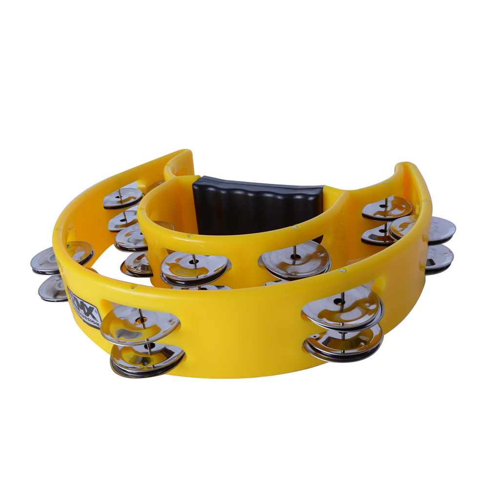 PANDERO M/LUNA DOBLE AMARILLO SCORPION - 2