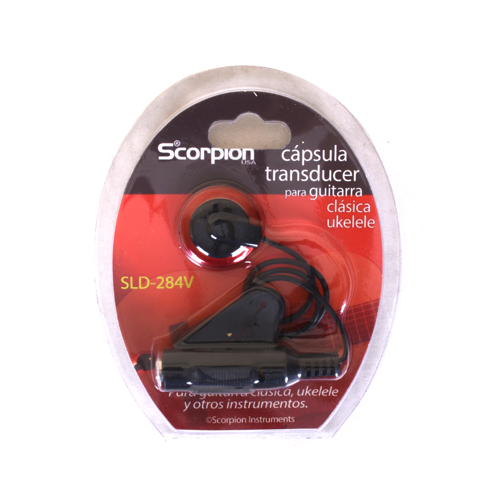 CAPSULA TRANSDUCER PARA GUITARRA - UKELELE SLD-284V SCORPION - 1