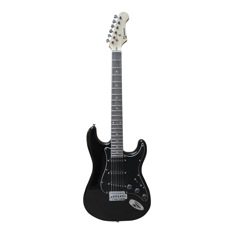 PACK CIPRIANI GUITARRA ELECTRICA NEGRO POLLUX-1 BK/BK - 2