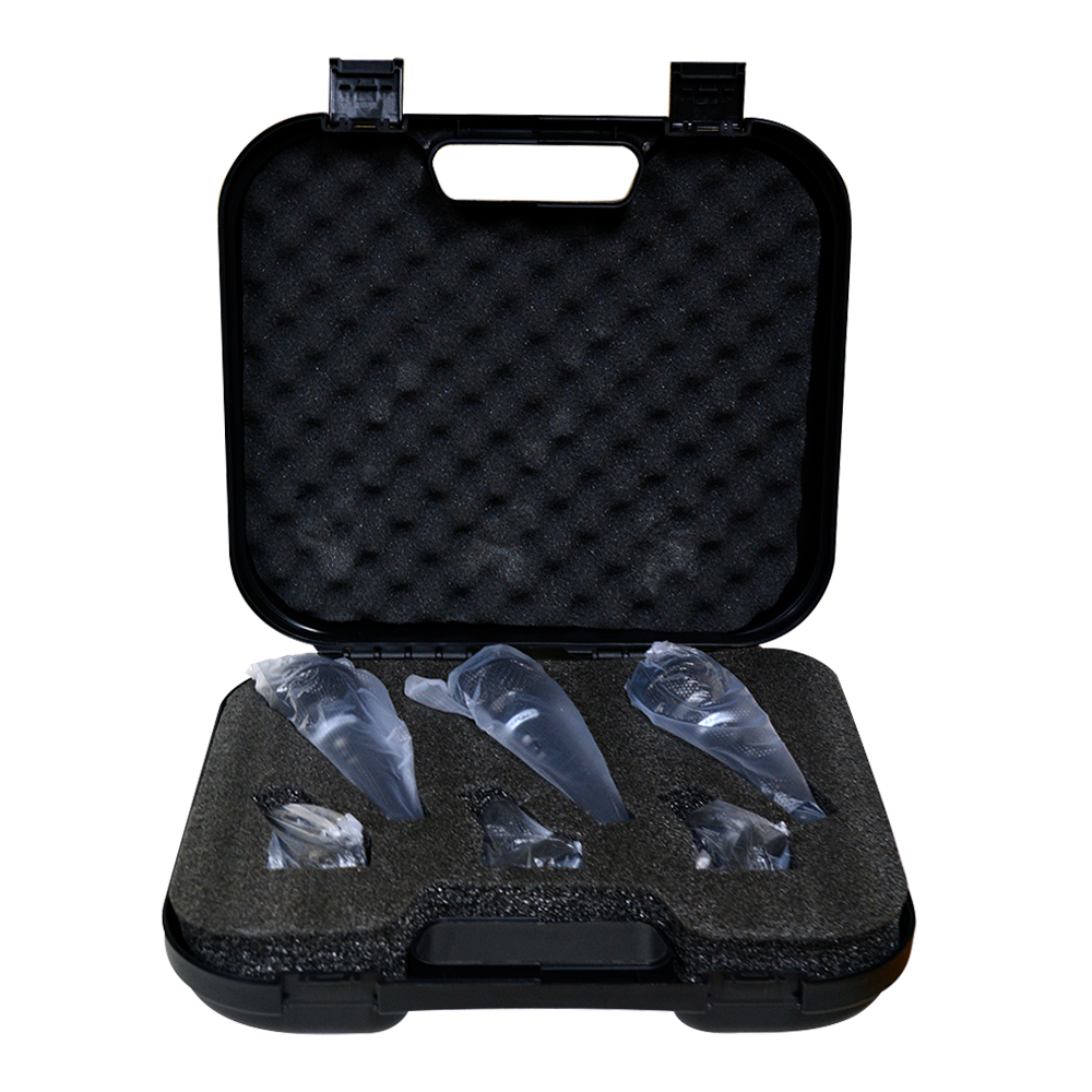 SET DE 3 MICROFONOS + PORTA MIC. MOD.CH33-3BK CARVERPRO - 4