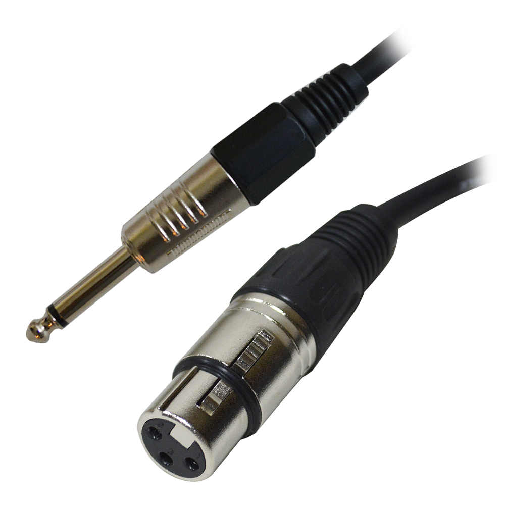 CABLE MICROFONO DESBALANCEADO P6,3-XLR H (10MTS) CARVERPRO ESSENTIAL MEPX-02 - 2