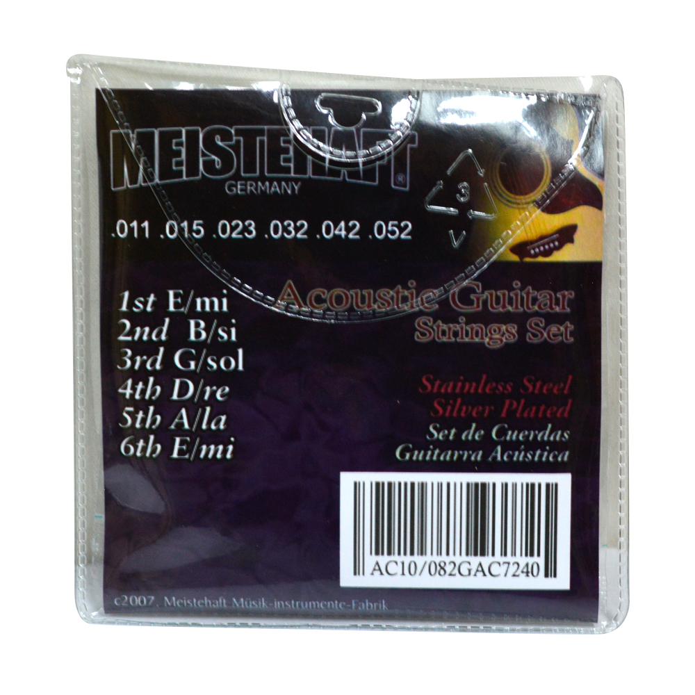 SET MEISTEHAFT CUERDA GUITARRA ACÚSTICA MODAC-10 - 2